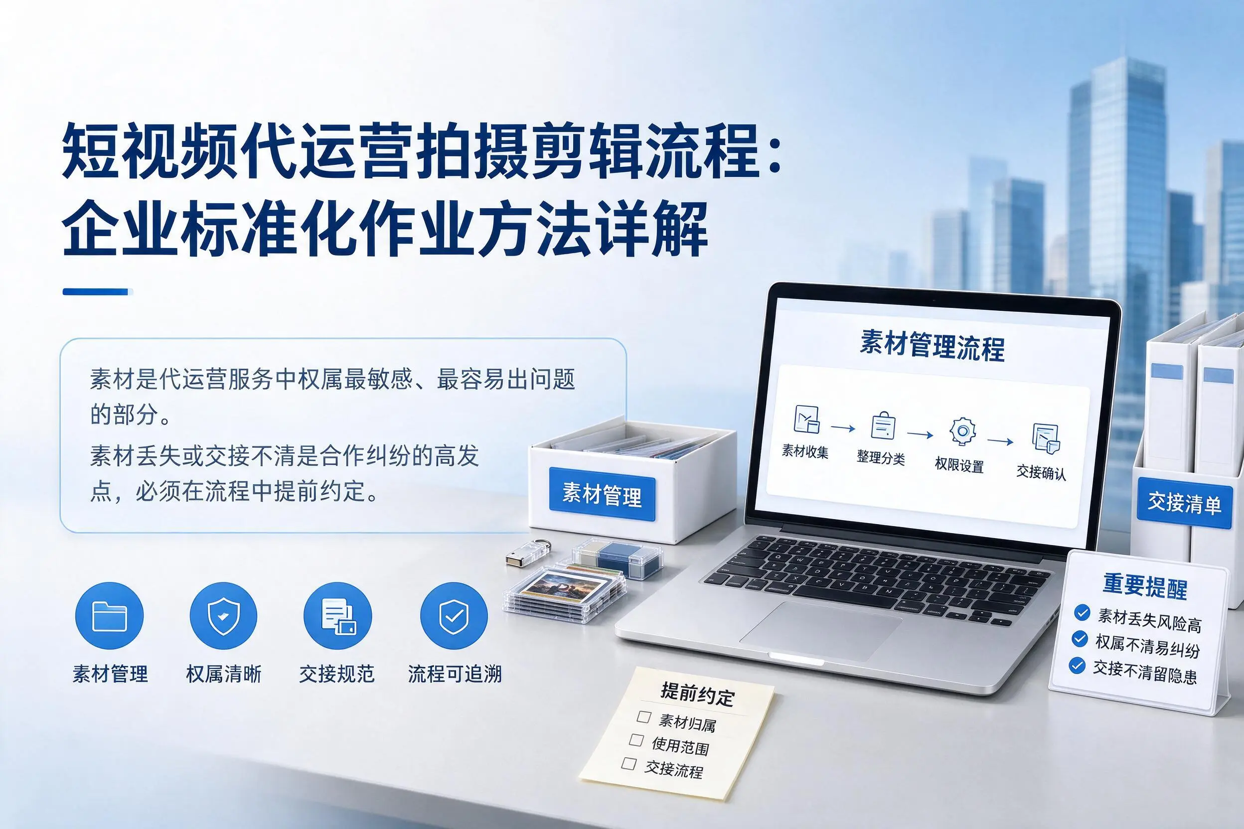 短视频代运营拍摄剪辑流程：福州企业标准化作业方法详解